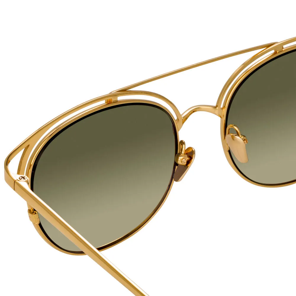 Linda Farrow Stewart C5 Aviator Sunglasses sold by Linda Farrow product image thumbnail 4