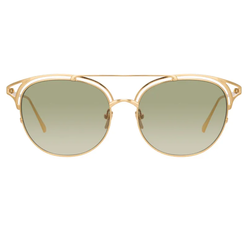 Linda Farrow Stewart C5 Aviator Sunglasses sold by Linda Farrow