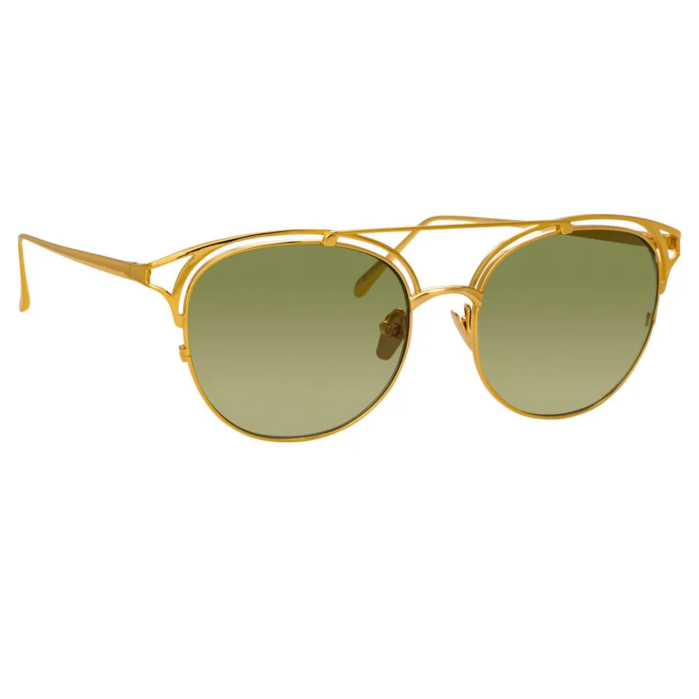 Linda Farrow Stewart C5 Aviator Sunglasses sold by Linda Farrow product image thumbnail 2