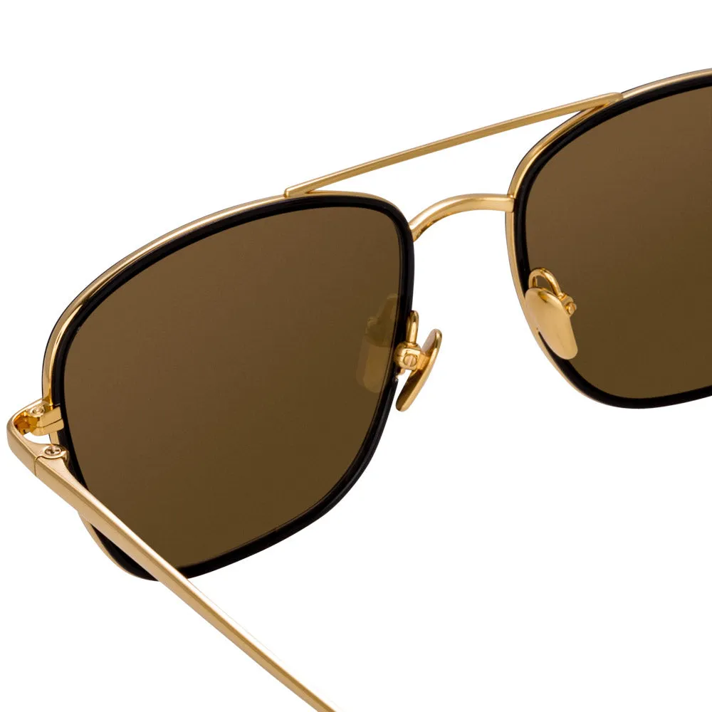 Linda Farrow Curtis C1 Rectangular Sunglasses sold by Linda Farrow product image thumbnail 4