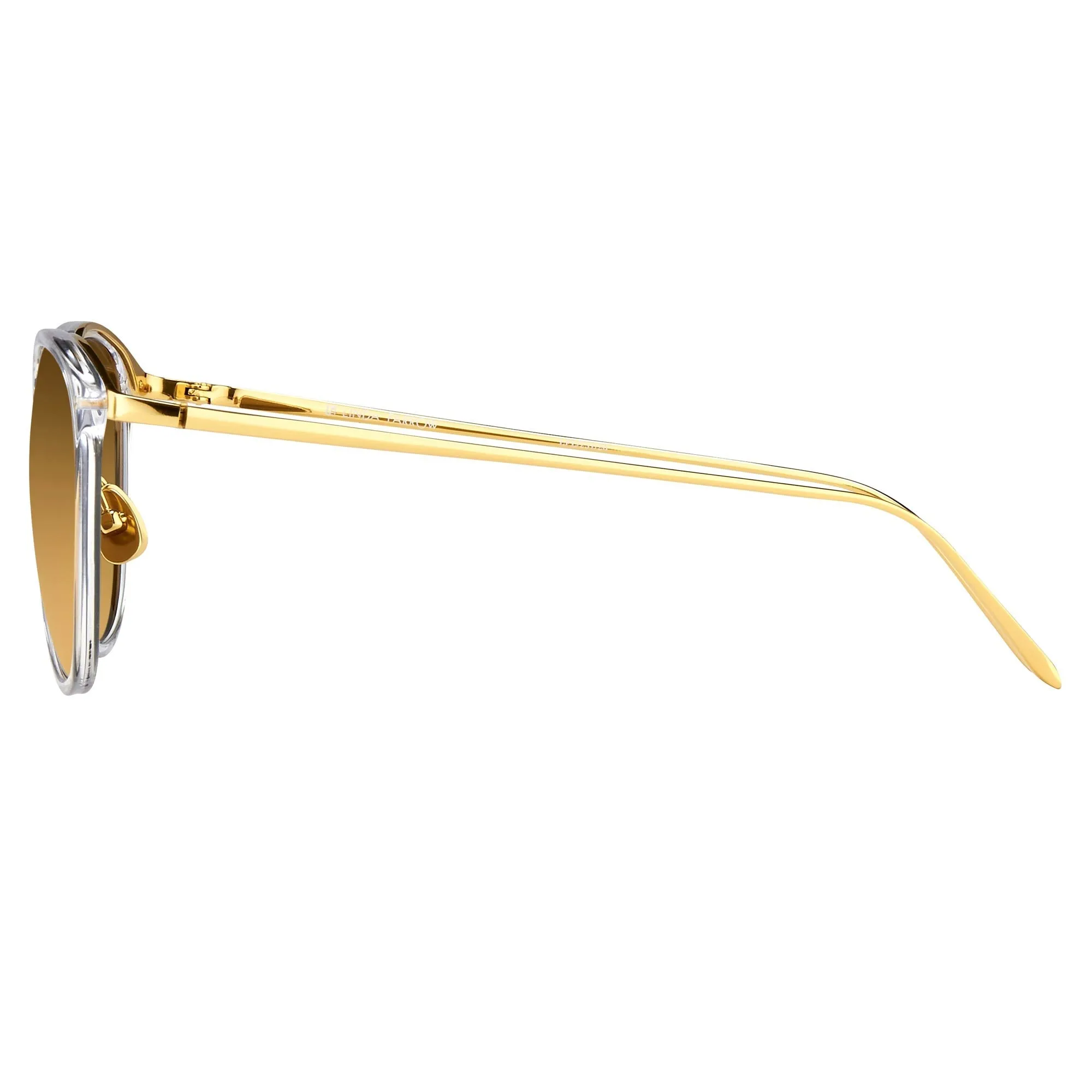 Linda Farrow Calthorpe C26 Oval Sunglasses sold by Linda Farrow product image thumbnail 4