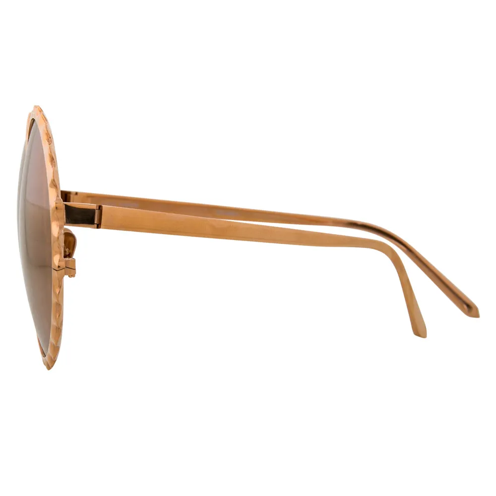 Linda Farrow 662 C3 Round Sunglasses sold by Linda Farrow product image thumbnail 3