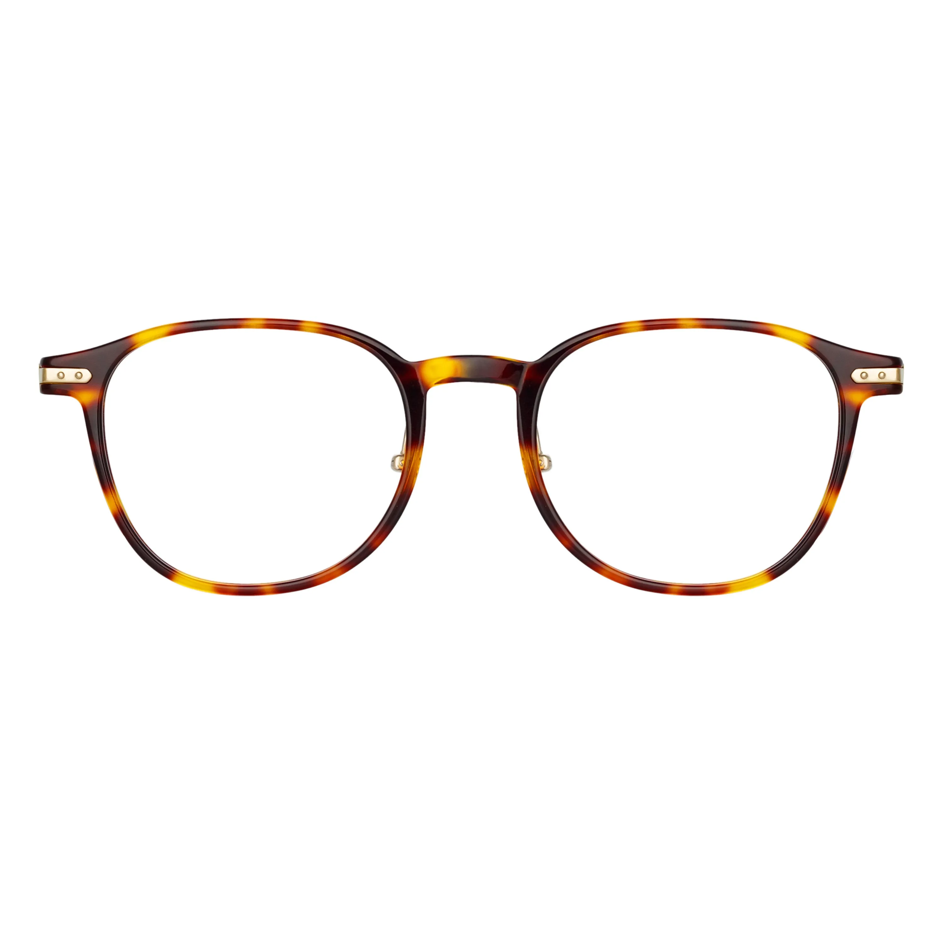 Arnold A Angular Optical Frame in Tortoiseshell sold by Linda Farrow product image thumbnail 2
