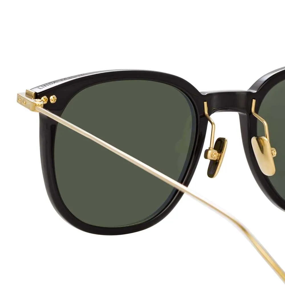 Linda Farrow Linear Stern A C8 Square Sunglasses sold by Linda Farrow product image thumbnail 4