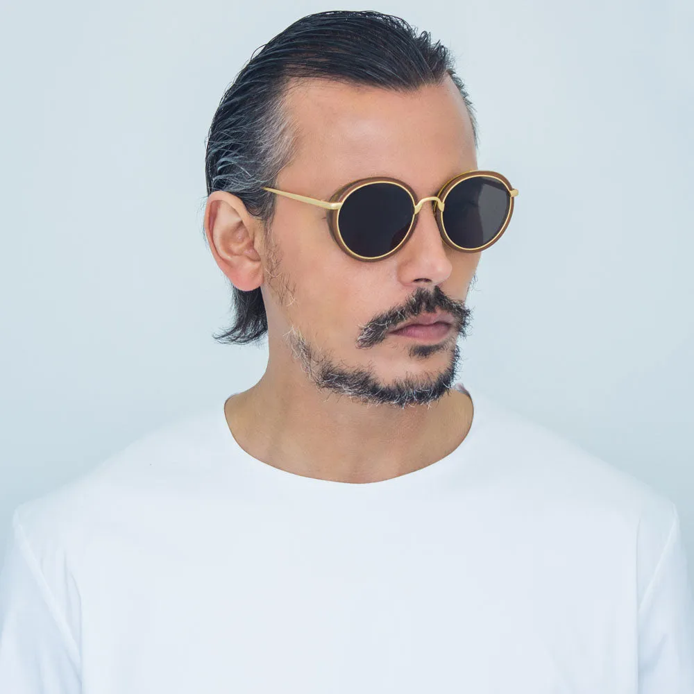 Dries van Noten 78 C10 Oval Sunglasses sold by Linda Farrow product image thumbnail 5
