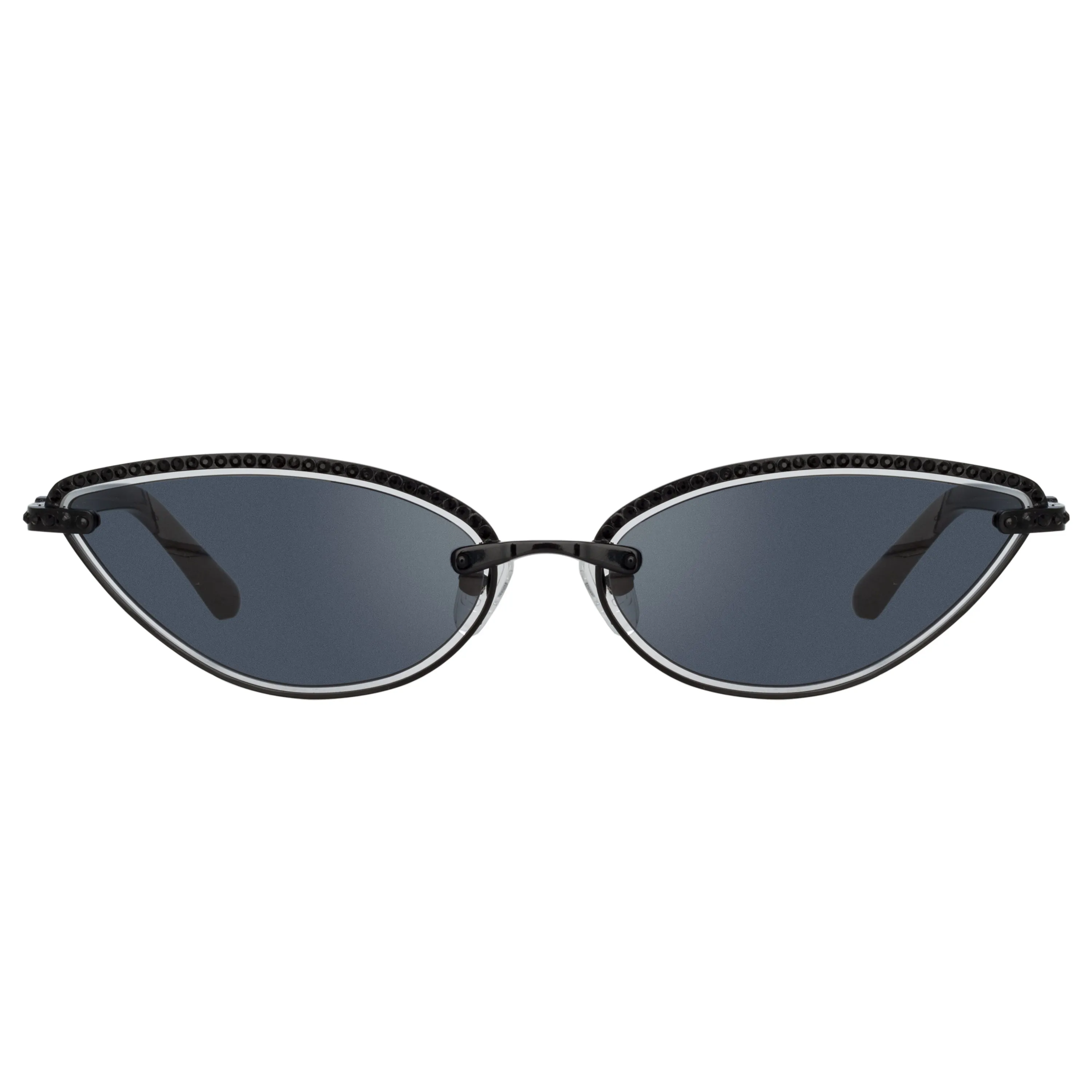 Magda Butrym Cat Eye Sunglasses in Black sold by Linda Farrow product image thumbnail 2