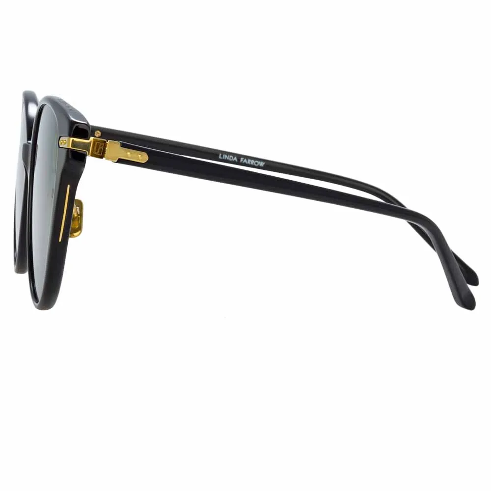 Linda Farrow Linear Arch A C7 Cat Eye Sunglasses sold by Linda Farrow product image thumbnail 3