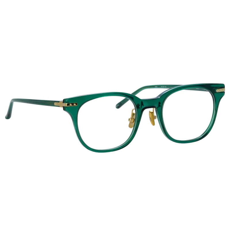 Arch Optical D-Frame in Bottle Green (Asian Fit) sold by Linda Farrow