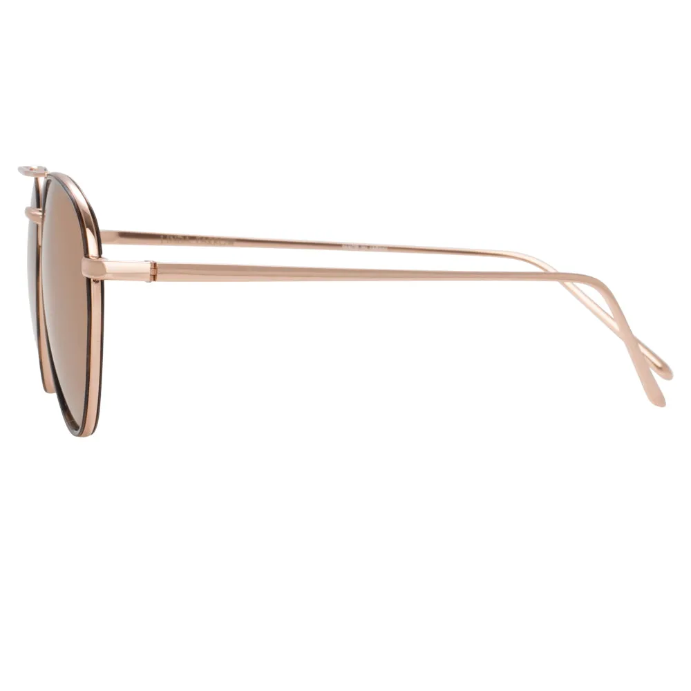 Linda Farrow Haye C3 Aviator Sunglasses sold by Linda Farrow product image thumbnail 3