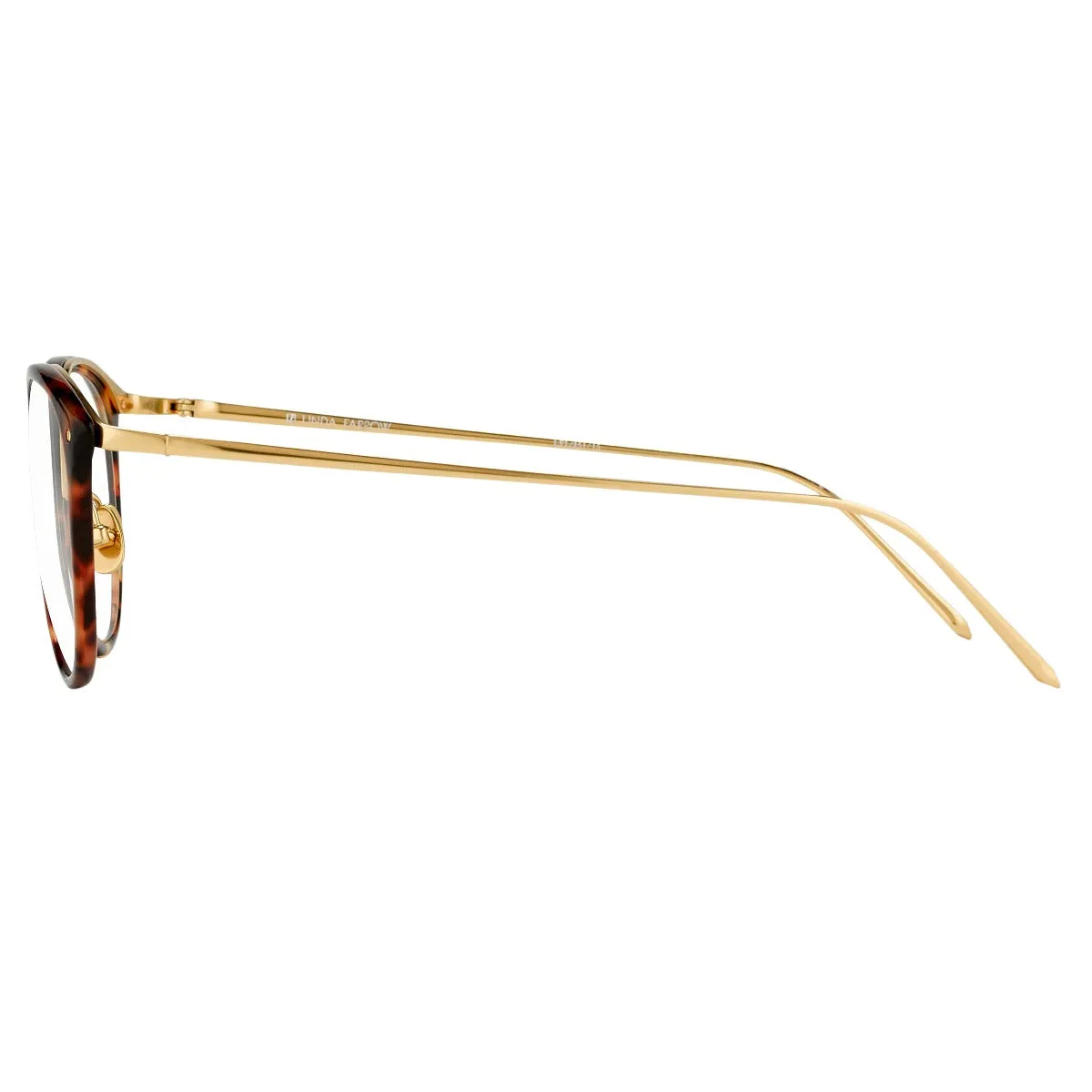 The Calthorpe | Men's Oval Optical Frame in Tortoiseshell (C92) sold by Linda Farrow product image thumbnail 4