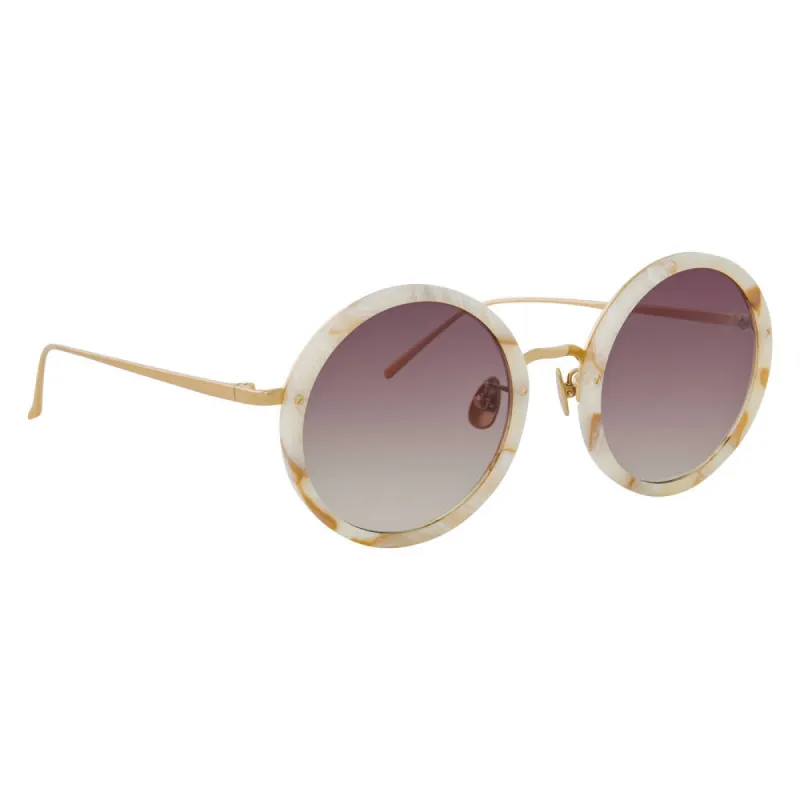 Linda Farrow Tracy C51 Round Sunglasses sold by Linda Farrow