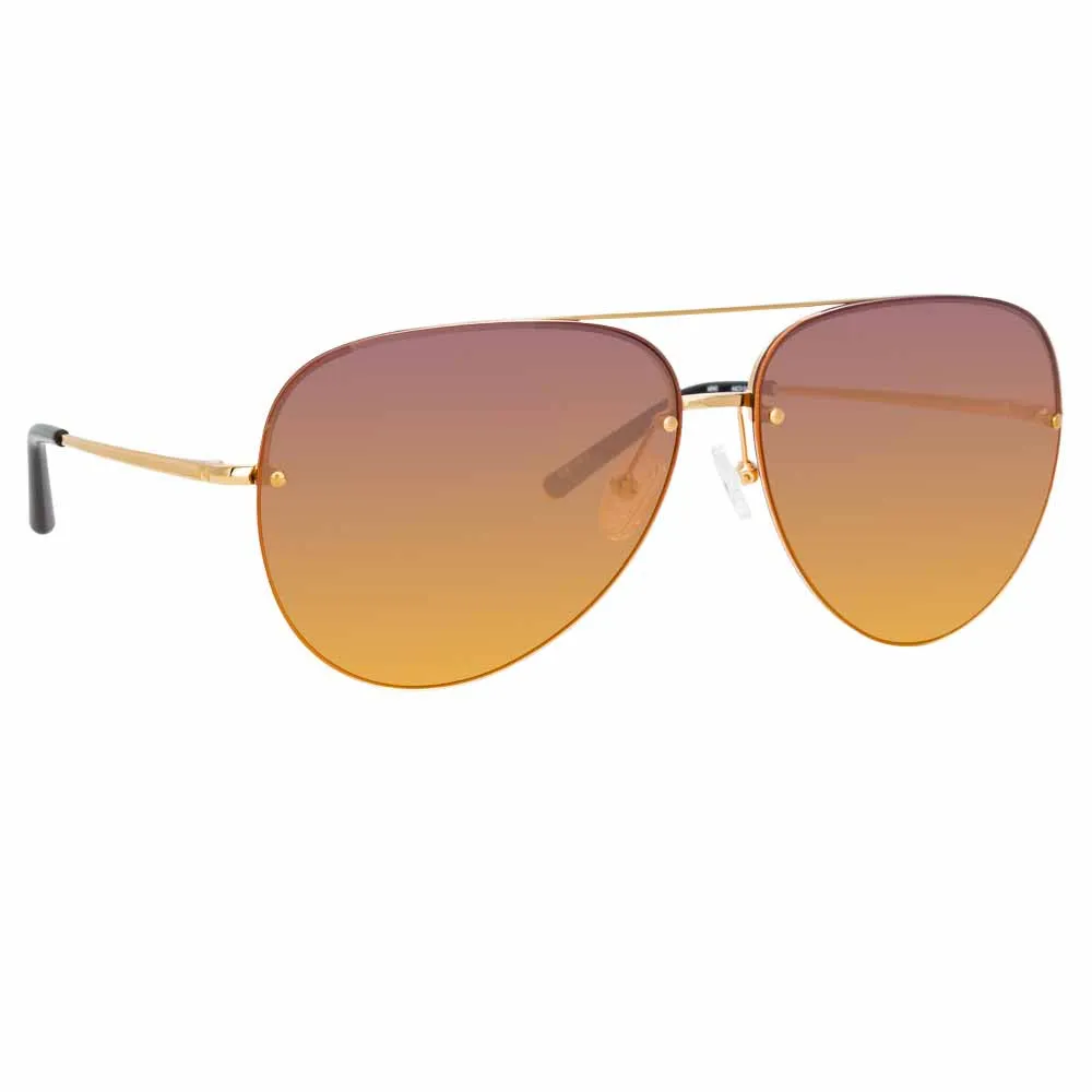 Matthew Williamson Clover C1 Aviator Sunglasses sold by Linda Farrow product image thumbnail 2
