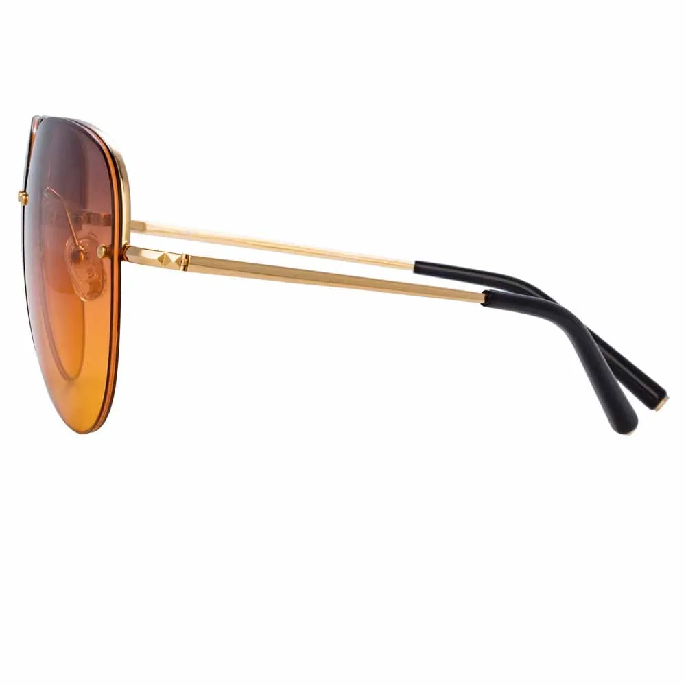 Matthew Williamson Clover C1 Aviator Sunglasses sold by Linda Farrow product image thumbnail 3