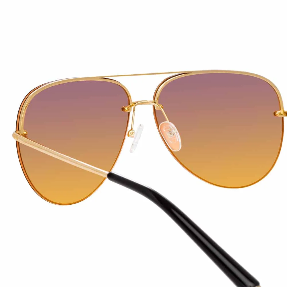 Matthew Williamson Clover C1 Aviator Sunglasses sold by Linda Farrow product image thumbnail 4