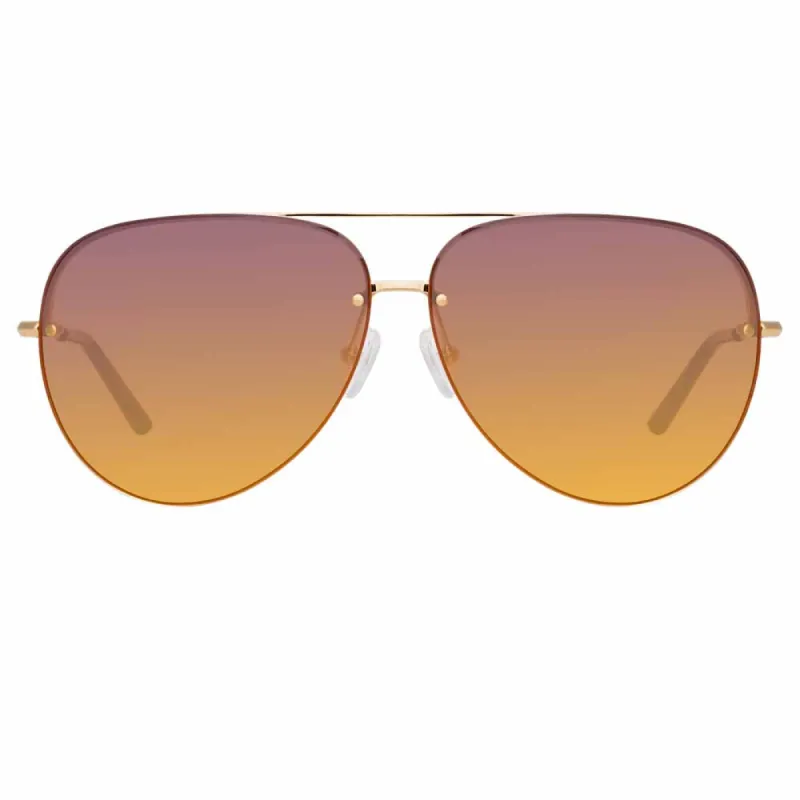Matthew Williamson Clover C1 Aviator Sunglasses sold by Linda Farrow