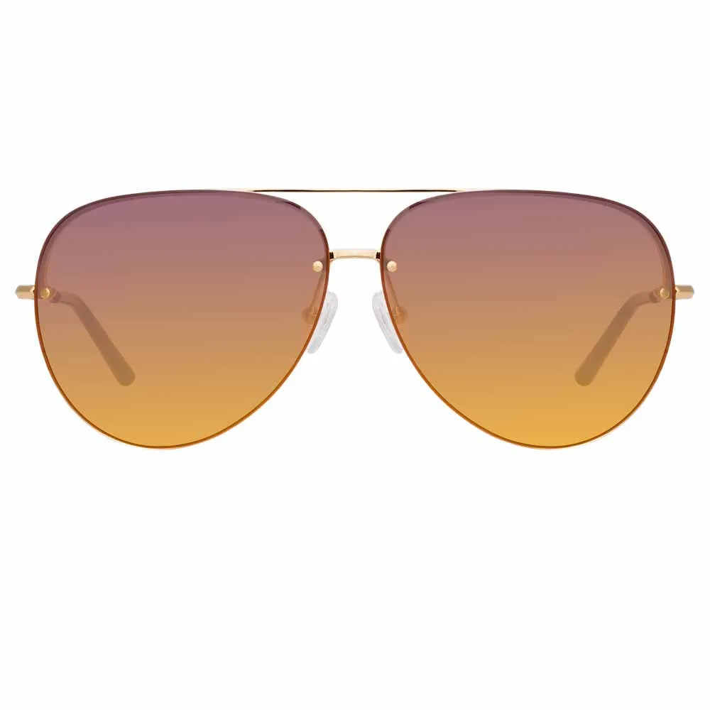 Matthew Williamson Clover C1 Aviator Sunglasses sold by Linda Farrow