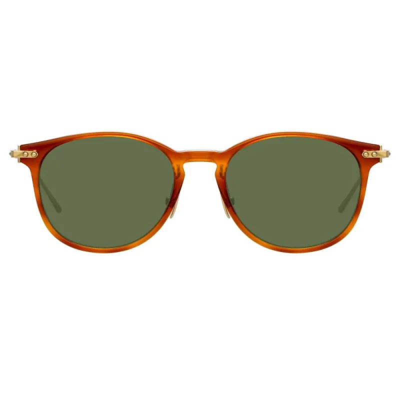 Linda Farrow Linear Fuller A C11 D-Frame Sunglasses sold by Linda Farrow