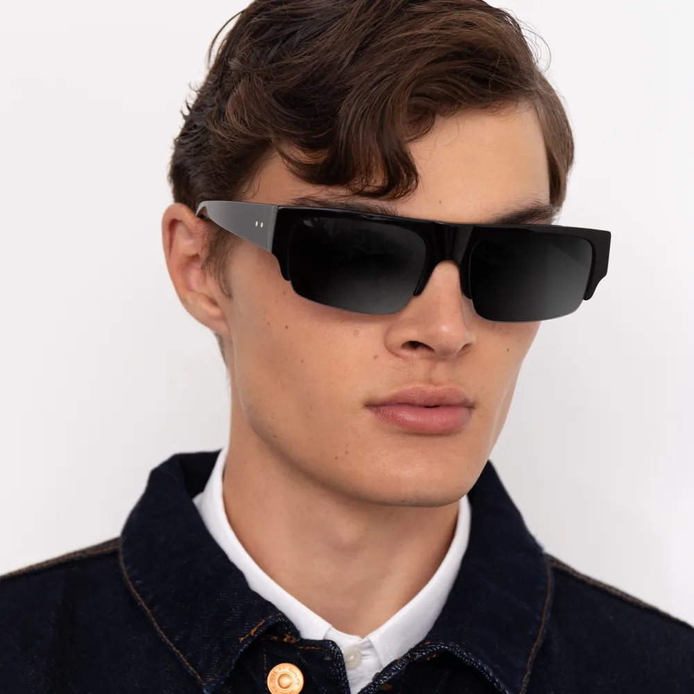 Dries Van Noten 190 C1 Rectangular Sunglasses sold by Linda Farrow
