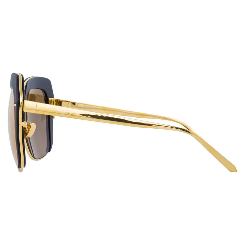 Linda Farrow 578 C2 Oversized Sunglasses sold by Linda Farrow product image thumbnail 3