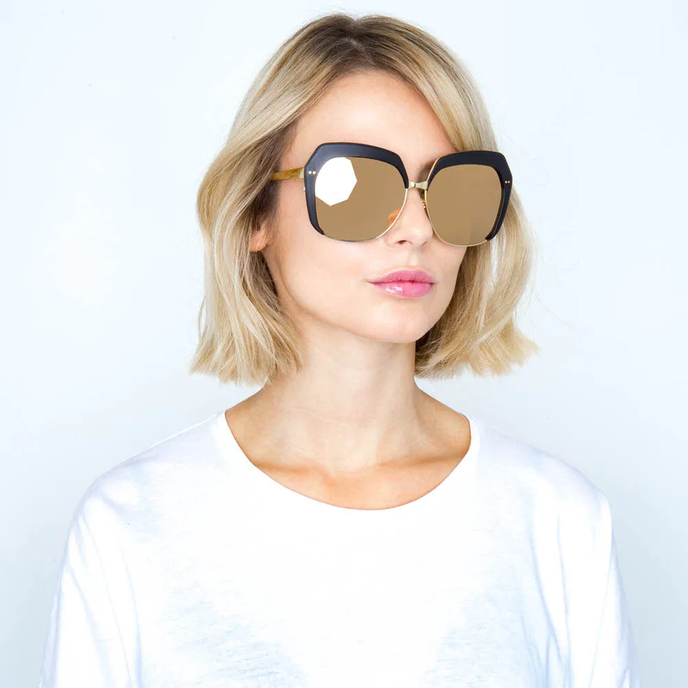Linda Farrow 578 C2 Oversized Sunglasses sold by Linda Farrow product image thumbnail 5
