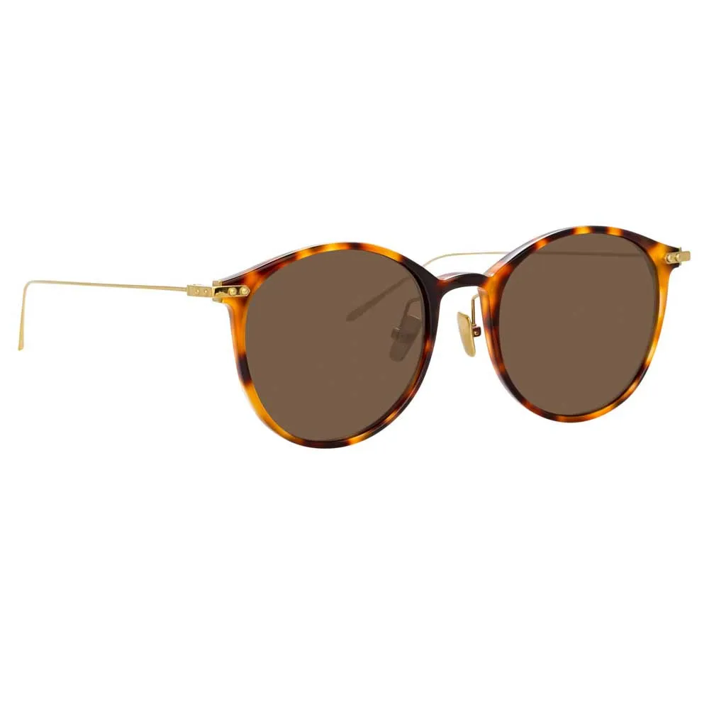 Linda Farrow Linear Gray C14 Oval Sunglasses sold by Linda Farrow product image thumbnail 2