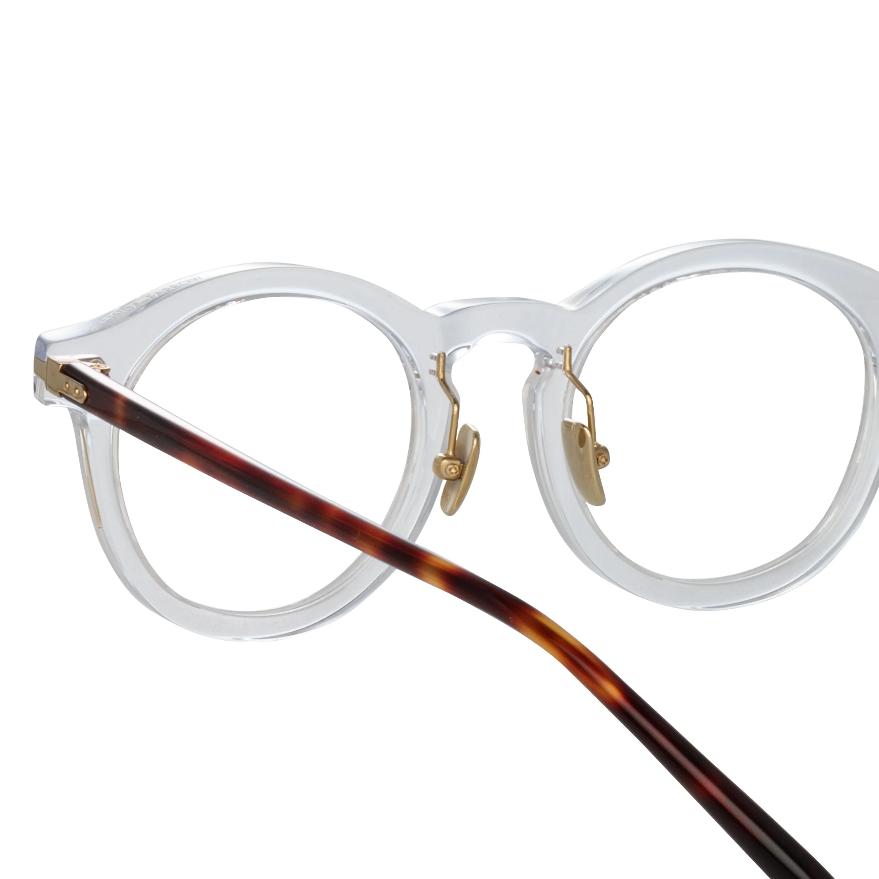 Parler Oval Optical Frame in Clear (Asian Fit) sold by Linda Farrow product image thumbnail 4