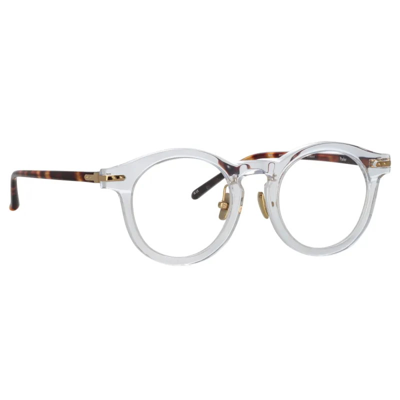 Parler Oval Optical Frame in Clear (Asian Fit) sold by Linda Farrow
