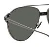 Brooks Aviator Sunglasses in Nickel sold by Linda Farrow