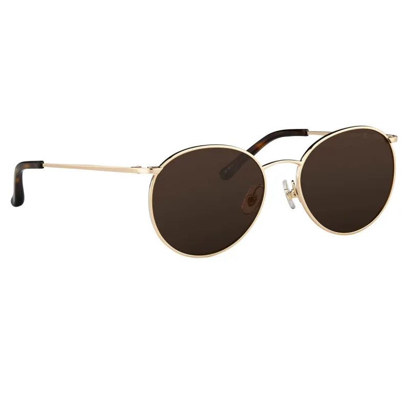 Dries van Noten 96 C4 Oval Sunglasses sold by Linda Farrow
