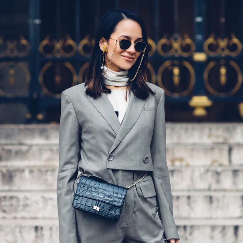 Alessandra Rich 1 C4 Rectangular Sunglasses sold by Linda Farrow