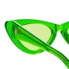 The Attico Dora D-Frame Sunglasses in Green sold by Linda Farrow