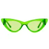 The Attico Dora D-Frame Sunglasses in Green sold by Linda Farrow