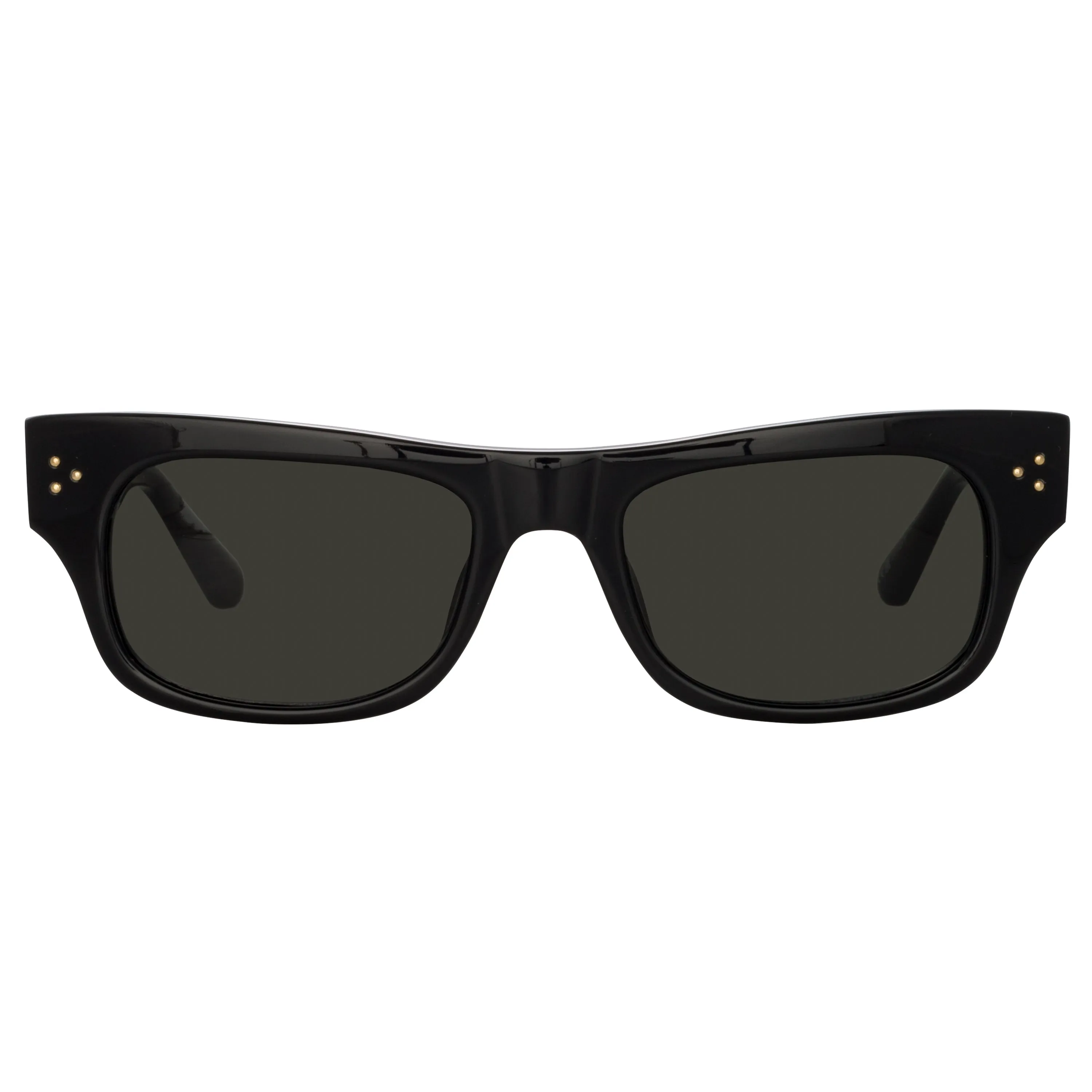 Falck Rectangular Sunglasses in Black sold by Linda Farrow product image thumbnail 2