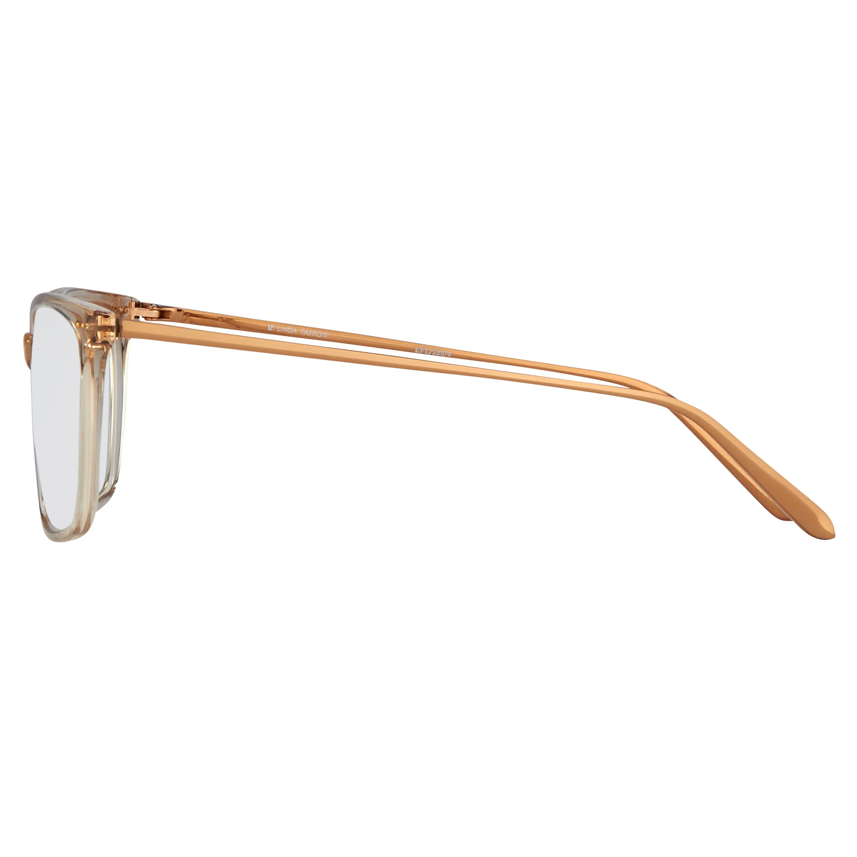 Linda Farrow 528 C4 Rectangular Optical Frame sold by Linda Farrow product image thumbnail 3