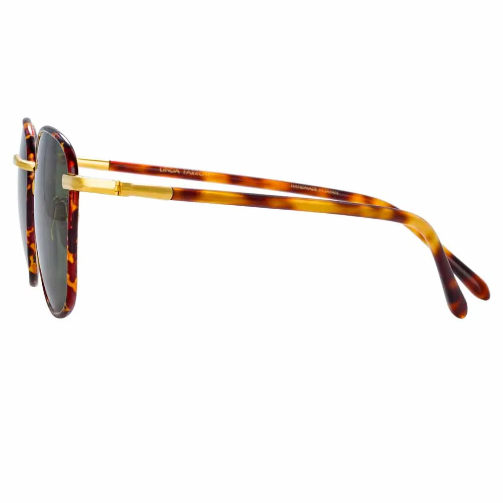 Linda Farrow Trouper C2 Square Sunglasses sold by Linda Farrow product image thumbnail 3