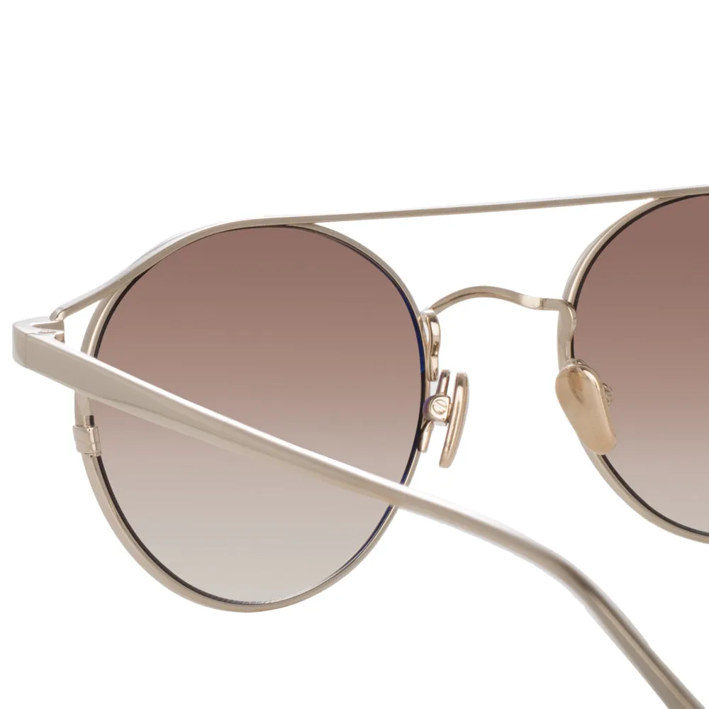 Linda Farrow Ali C5 Oval Sunglasses sold by Linda Farrow product image thumbnail 4