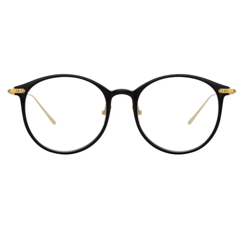 Linda Farrow Linear Gray C1 Oval Optical Frame sold by Linda Farrow