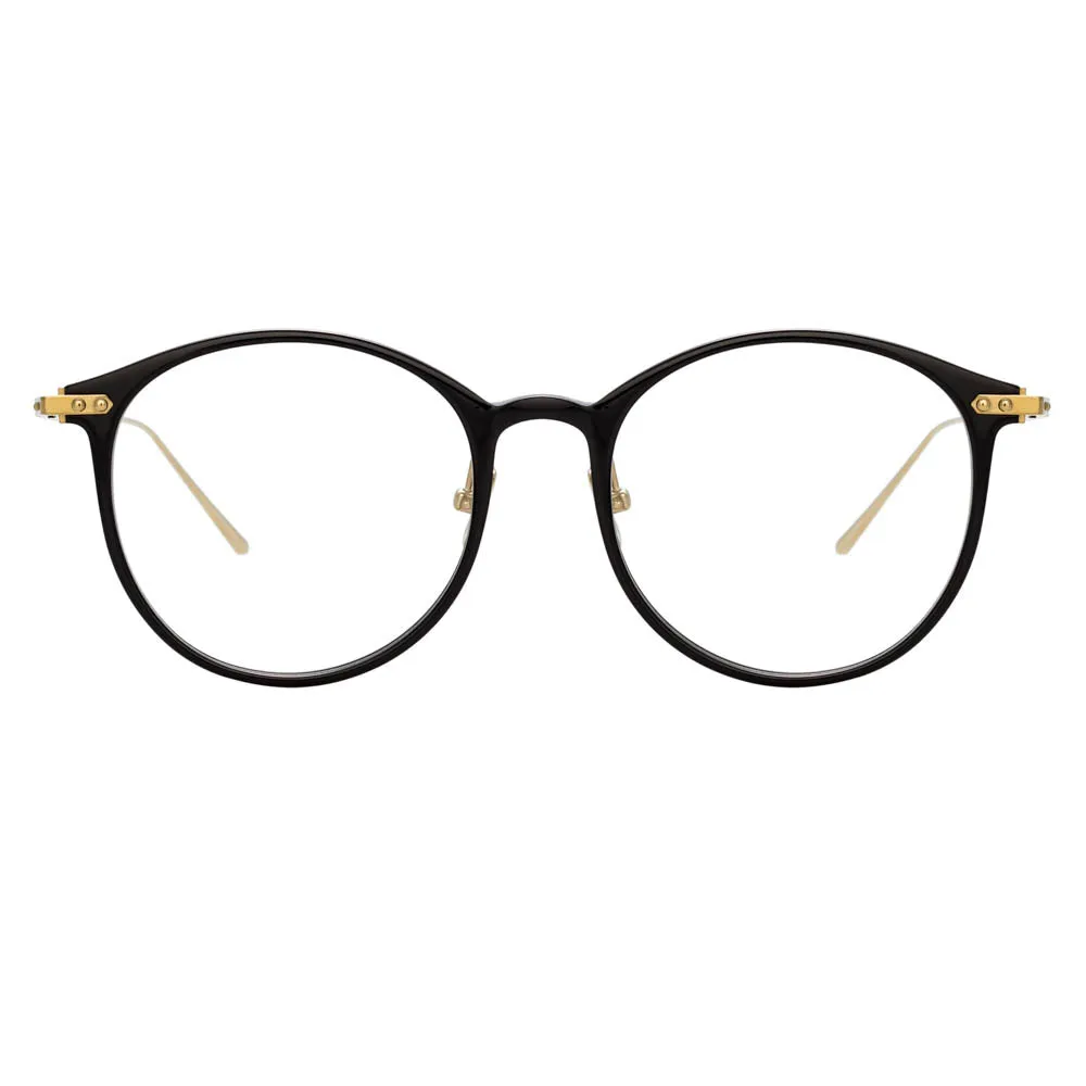 Linda Farrow Linear Gray C1 Oval Optical Frame sold by Linda Farrow