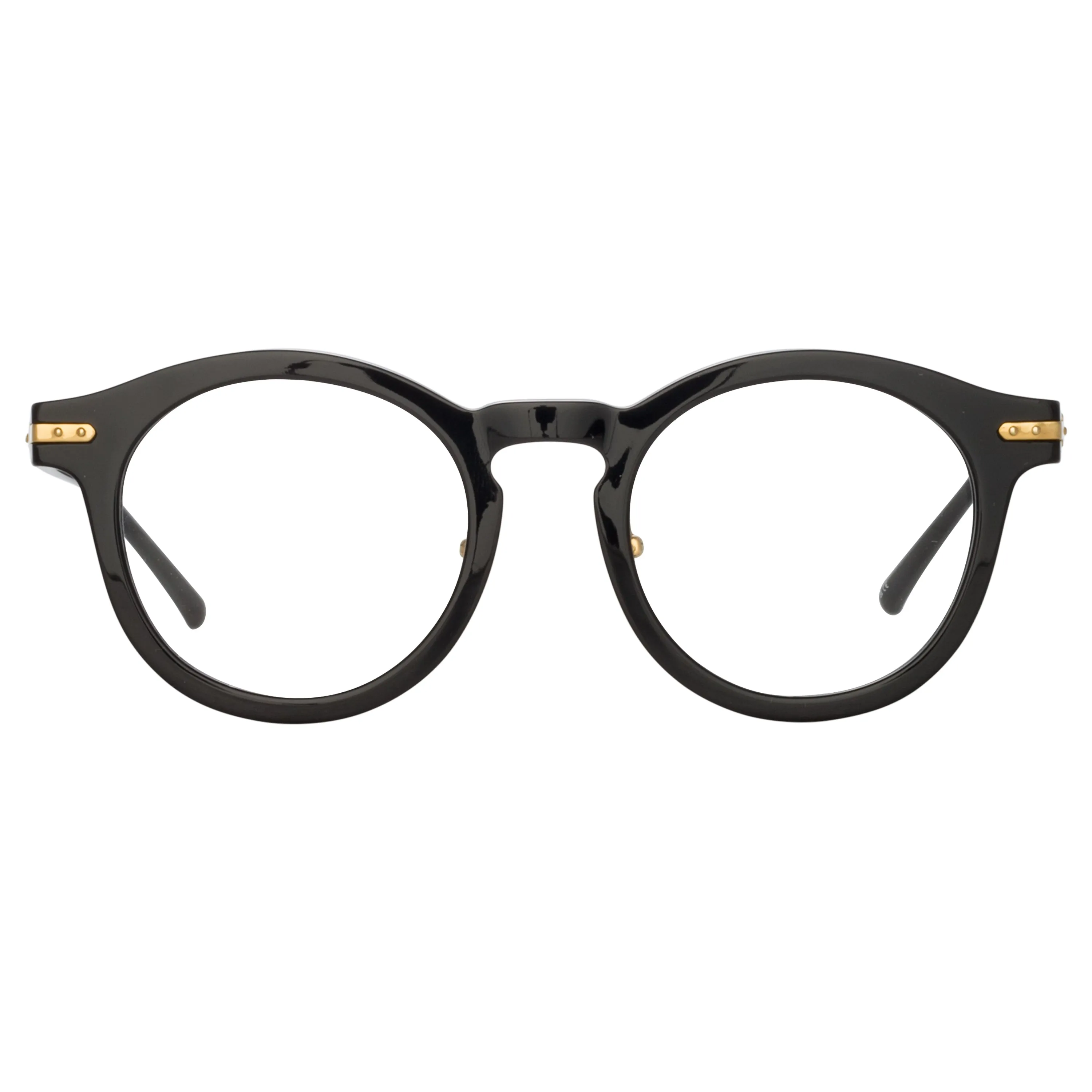 Parler Oval Optical Frame in Black (Asian Fit) sold by Linda Farrow product image thumbnail 2