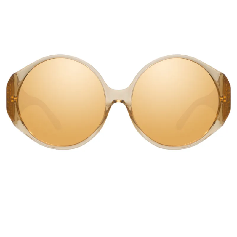 Linda Farrow Patty C6 Round Sunglasses sold by Linda Farrow