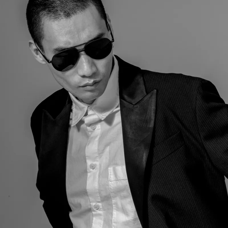 Marcelo Aviator Sunglasses in Matt Nickel sold by Linda Farrow