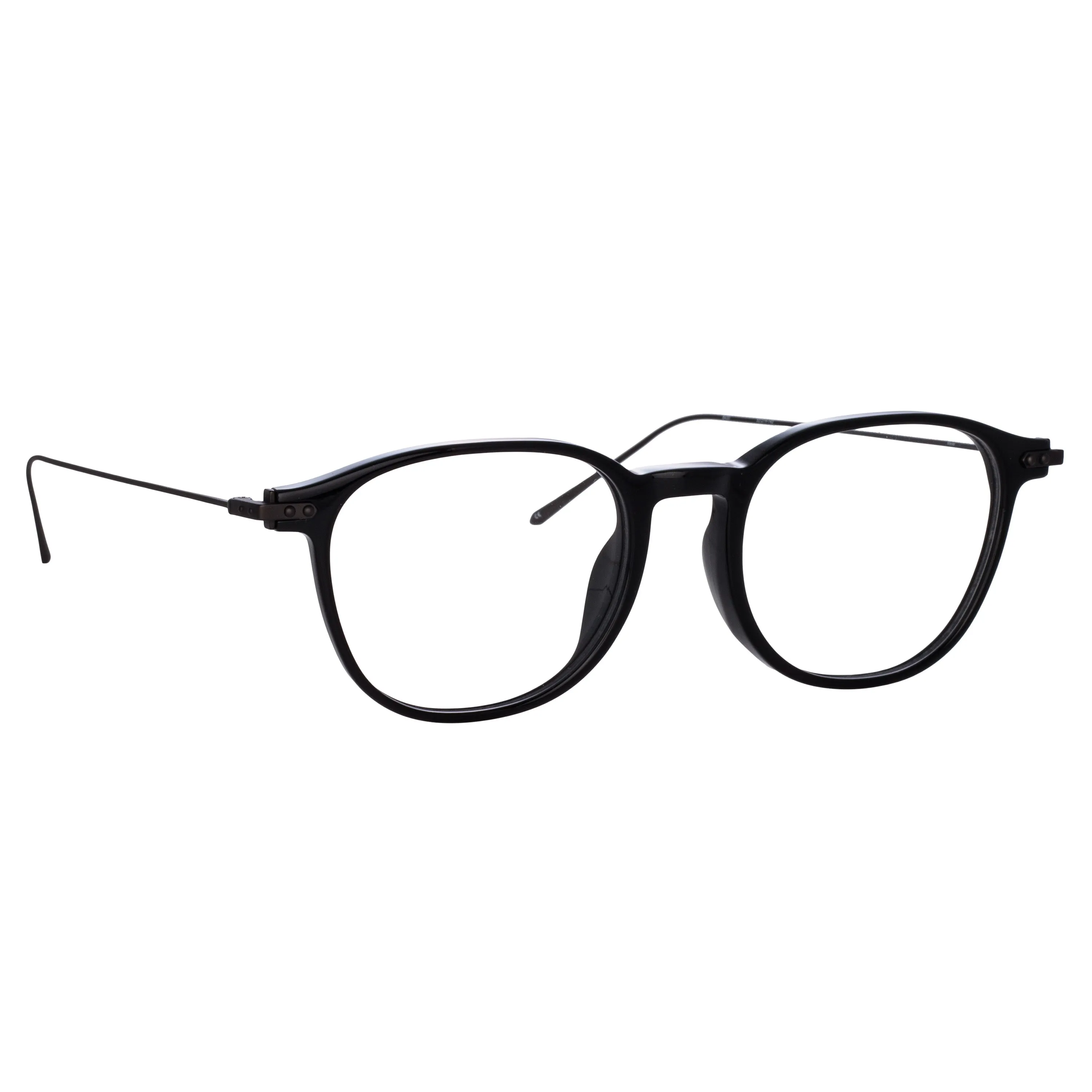 Meier Optical D-Frame in Black (Asian Fit) sold by Linda Farrow