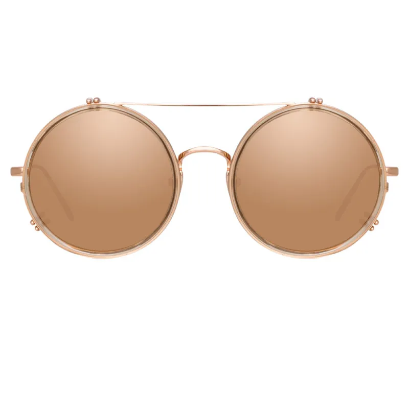 Linda Farrow Rose C6 Round Sunglasses sold by Linda Farrow