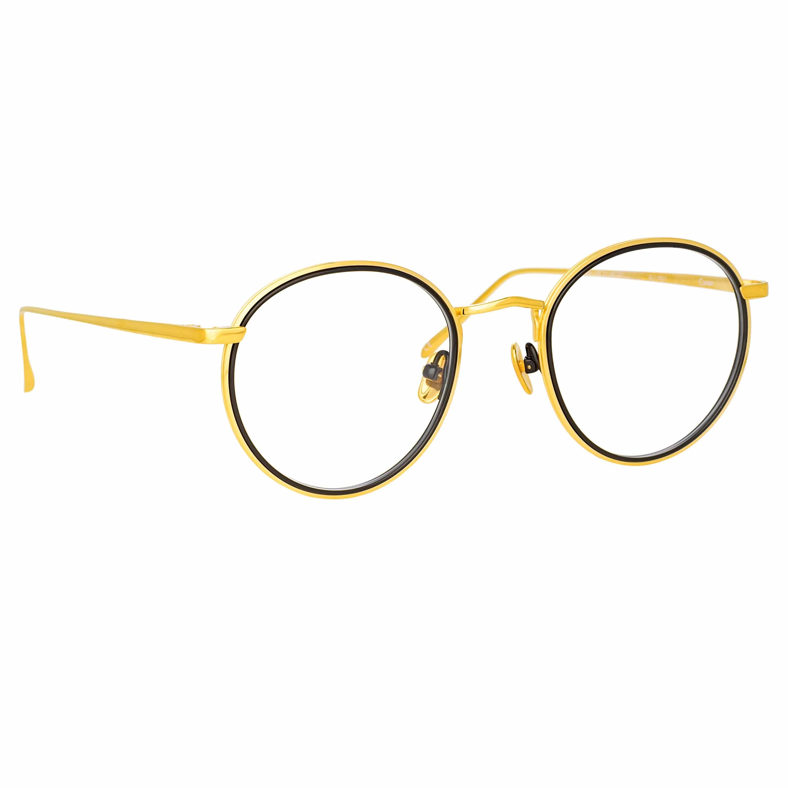 Comer Optical Oval Frame in Yellow Gold sold by Linda Farrow product image thumbnail 3