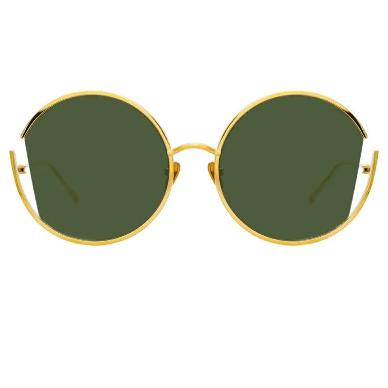 Linda Farrow Quarry C4 Round Sunglasses sold by Linda Farrow