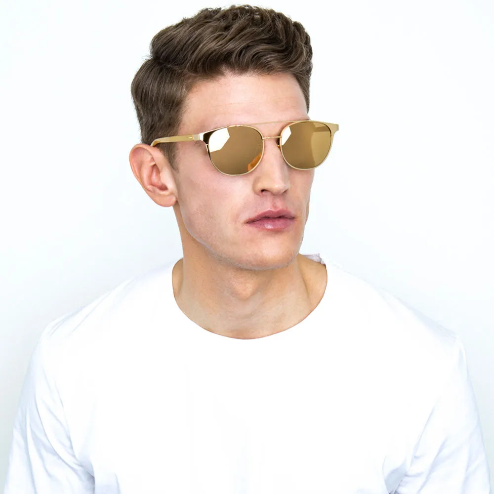 Linda Farrow 571 C1 Aviator Sunglasses sold by Linda Farrow product image thumbnail 5