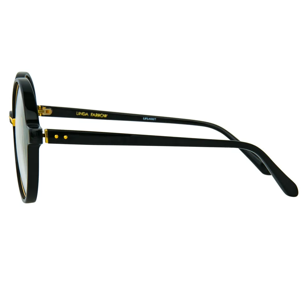 Linda Farrow 650 C7 Round Optical Frame sold by Linda Farrow product image thumbnail 3
