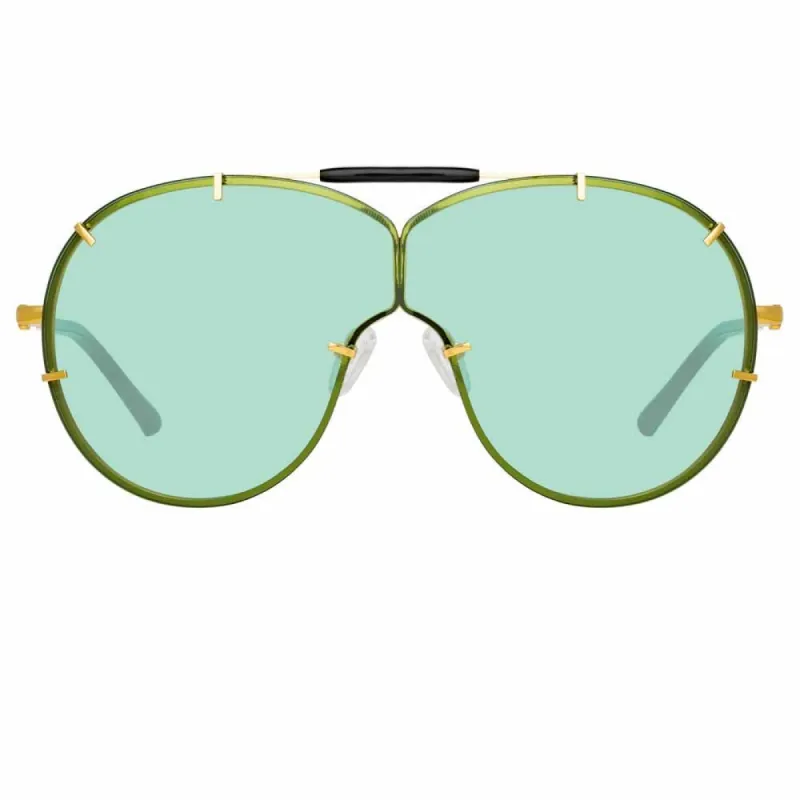 N°21 S53 C5 Aviator Sunglasses sold by Linda Farrow