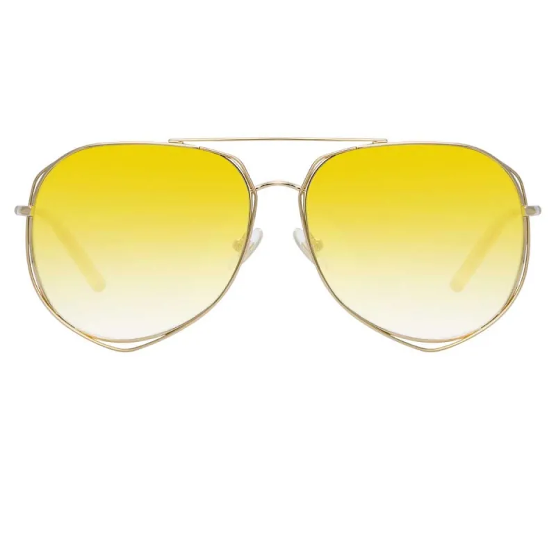 Matthew Williamson Heather C6 Aviator Sunglasses sold by Linda Farrow
