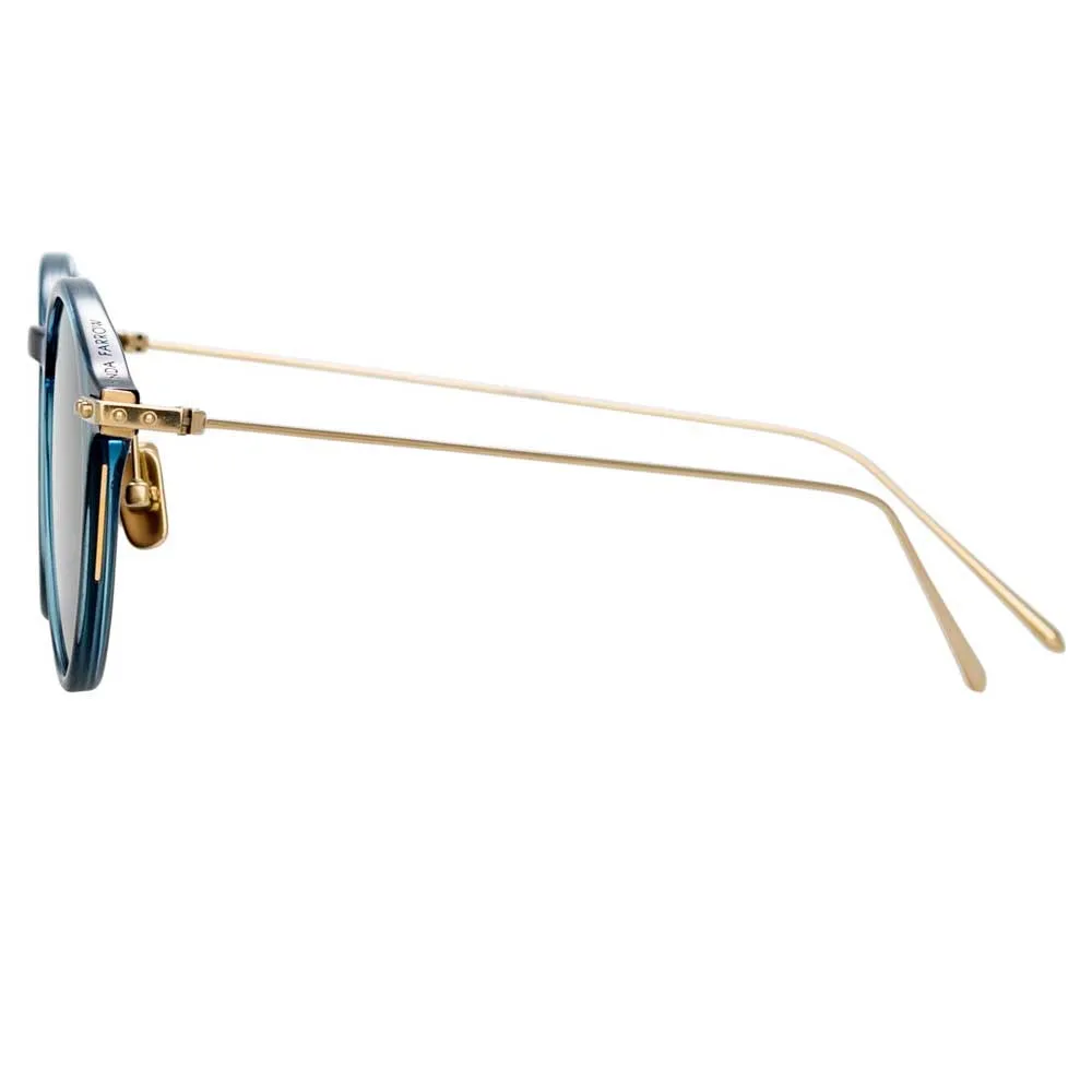 Linda Farrow Linear Arris A C11 Oval Sunglasses sold by Linda Farrow product image thumbnail 3